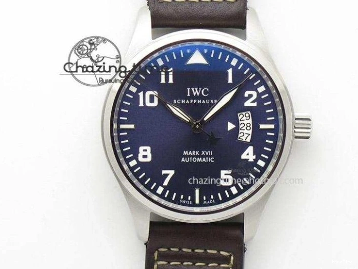 MIROTIME 0522 Portofino Chrono SS ZF 1:1 Best Edition Blue Dial Gold Markers on Black Leather Strap A OnTrend 7124